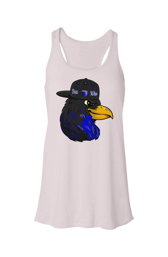 Ladies BoxWho Flowy Racerback Tank