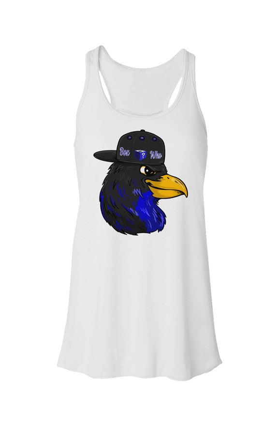 Ladies BoxWho Flowy Racerback Tank