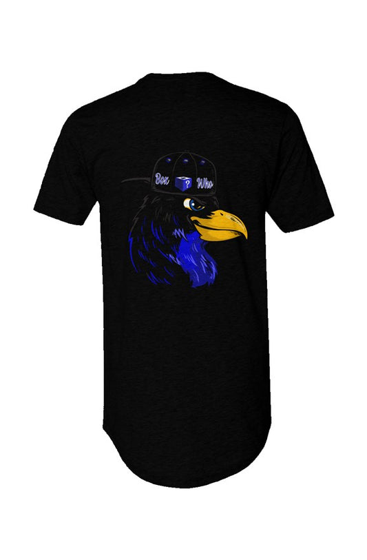 boxwho long body short sleeve crew